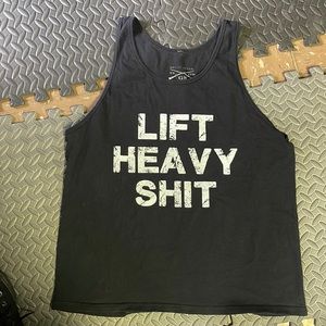 Mens Grunt Style black tank